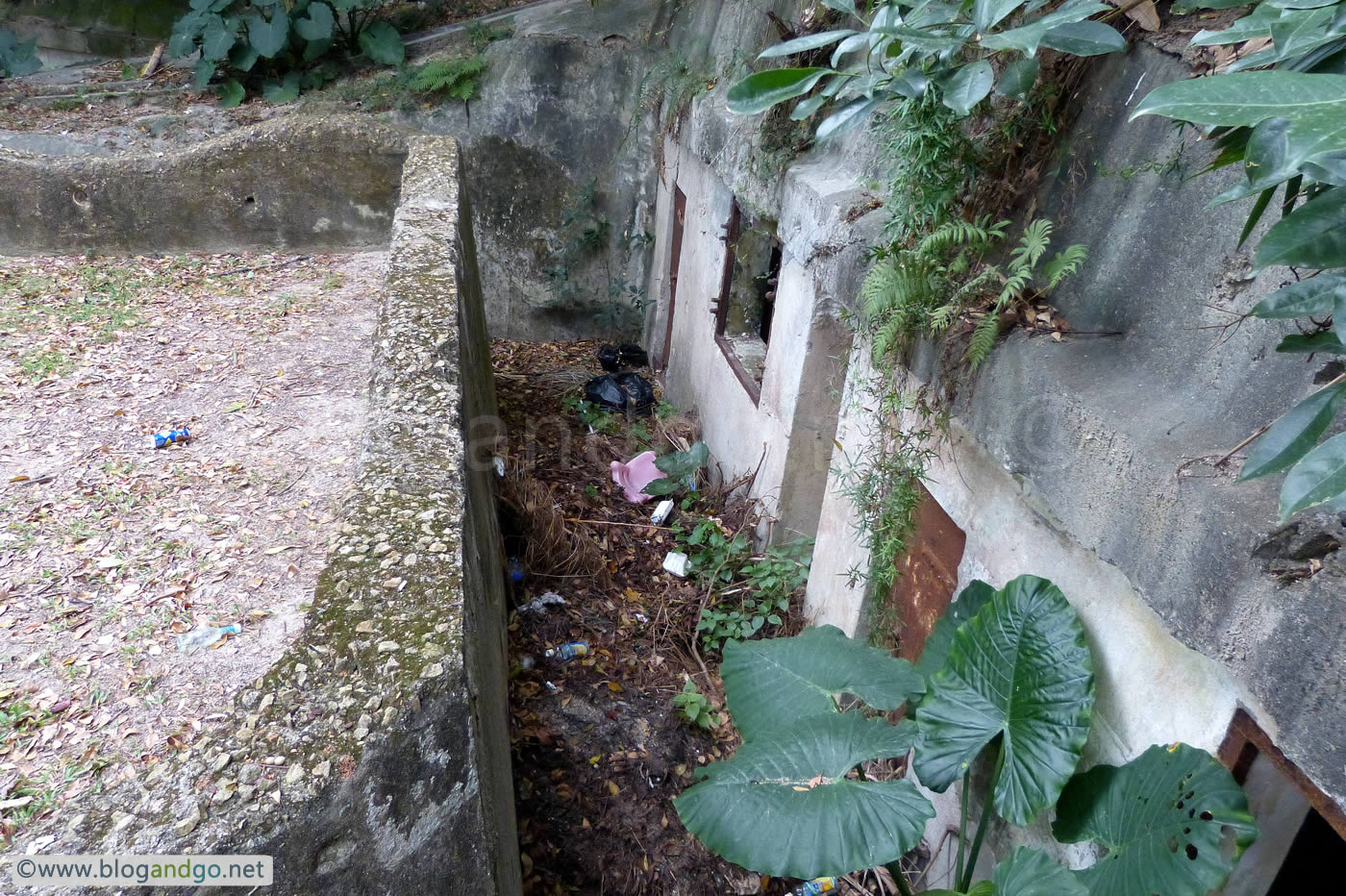 Wong Nai Chung - West Brigade HQ - Shielded Bunkers